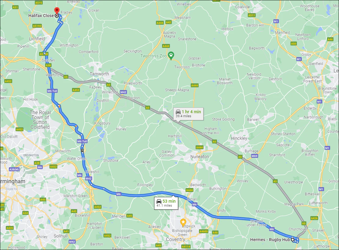 Asos Lichfield Map — photo 1