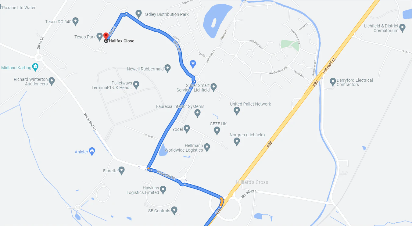 Asos Lichfield Map — photo 2