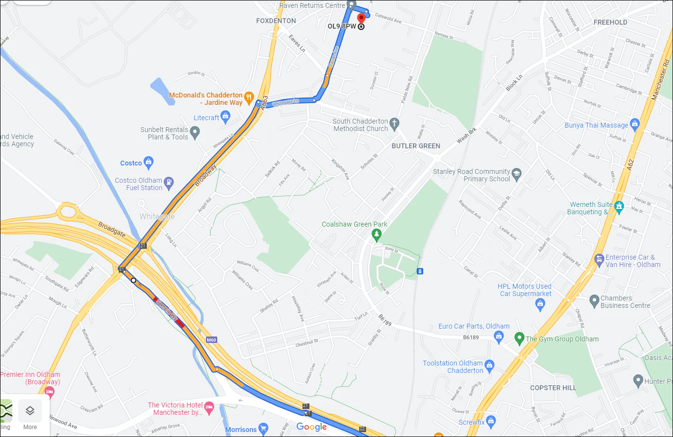 Asos Returns - Clipper map — photo 2