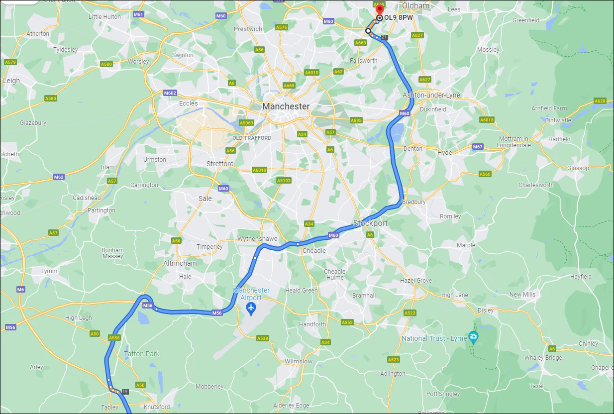Asos Returns - Clipper map — photo 3