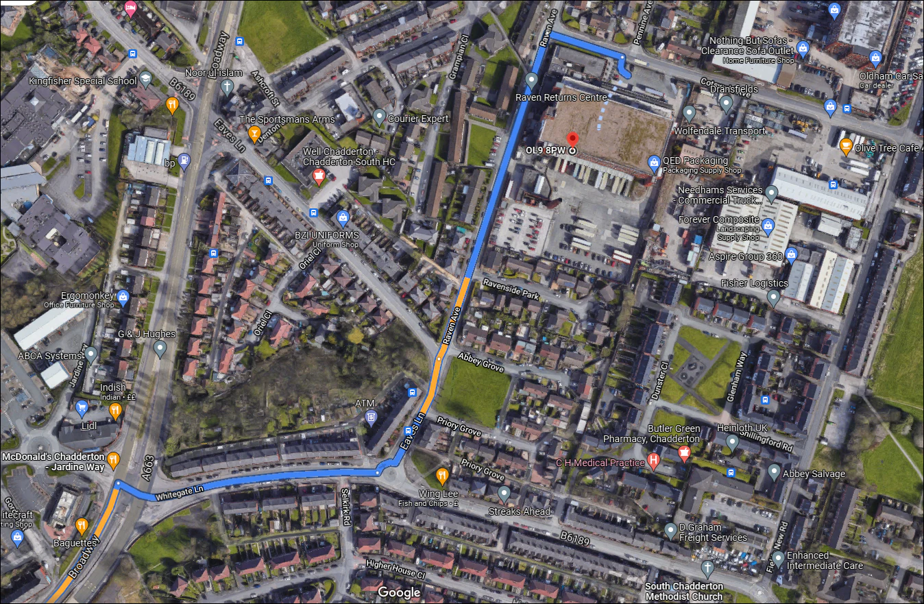 Asos Returns - Clipper map — photo 4